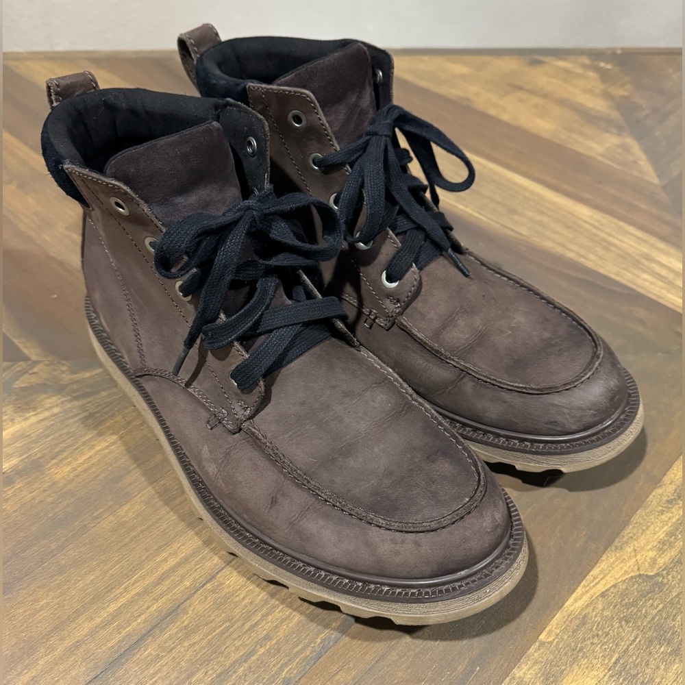 Sorel MADSON II Men's Moc Toe Boot Size 10 Outdoor Rugged Cabincore